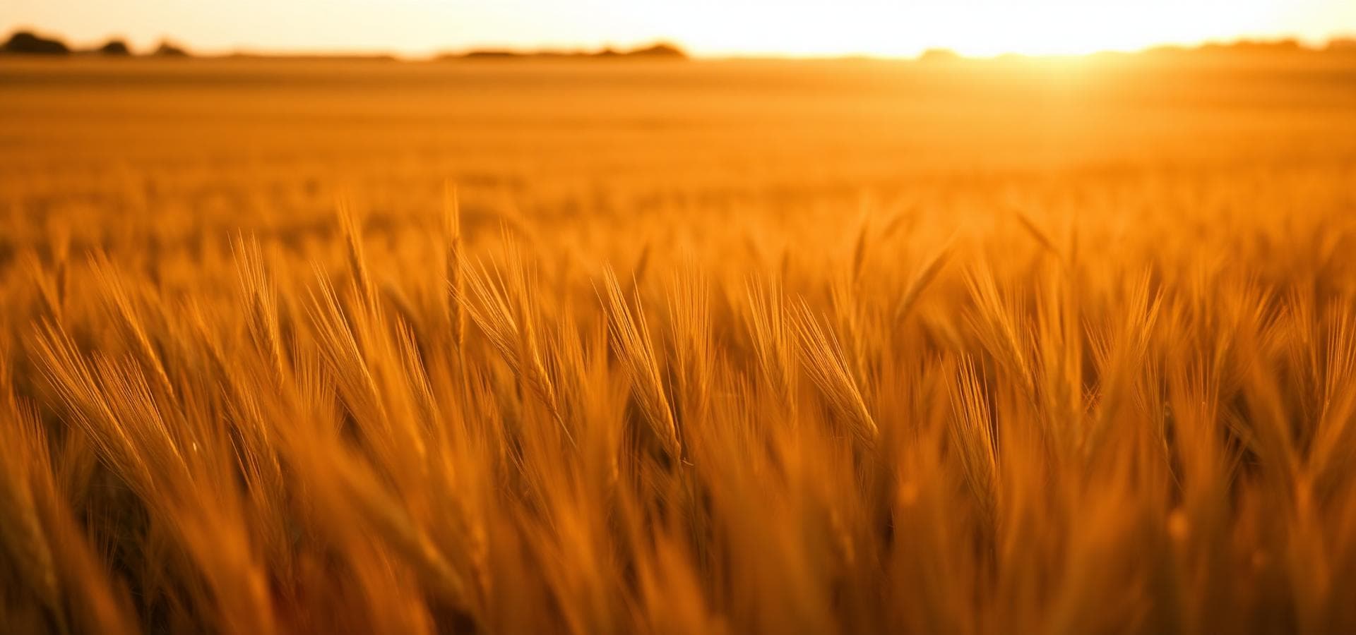 Golden wheat field